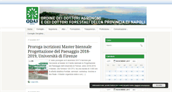 Desktop Screenshot of agronominapoli.it